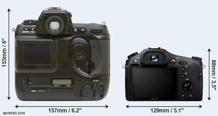 Comparison D1 or RX10 rear
