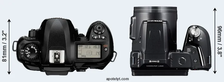 Compare D100 versus L840 top