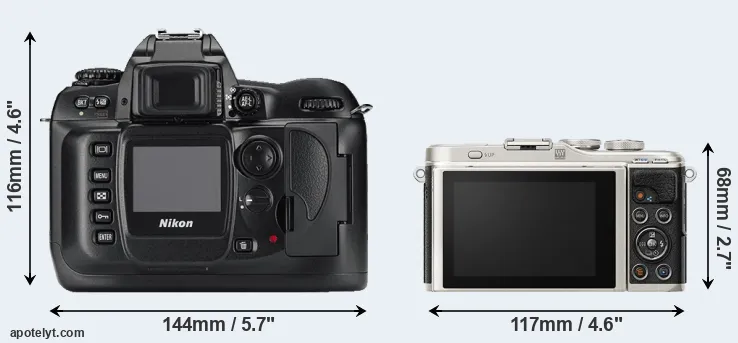 Comparison D100 or E-PL9 rear