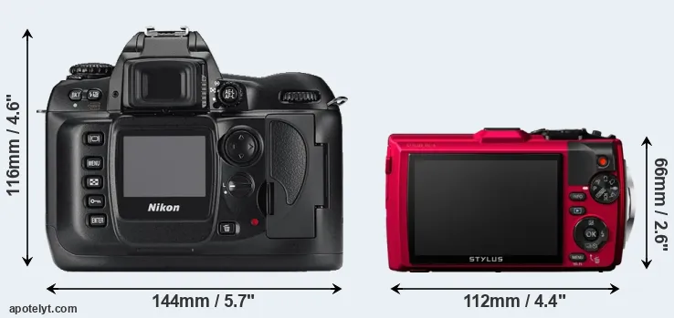 Comparison D100 or TG-4 rear