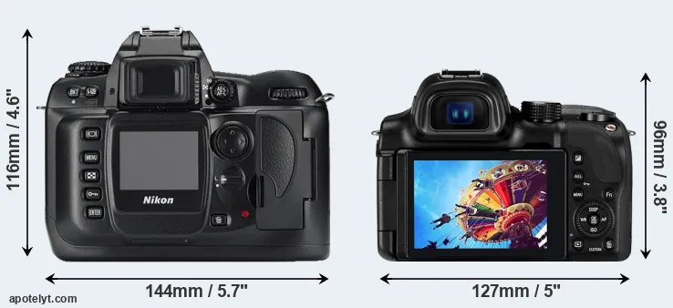 Comparison D100 or NX30 rear