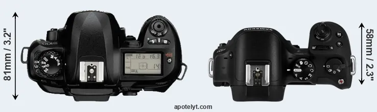 Compare D100 versus NX30 top