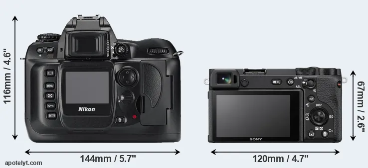 Comparison D100 or A6600 rear