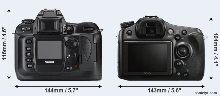 Comparison D100 or A68 rear
