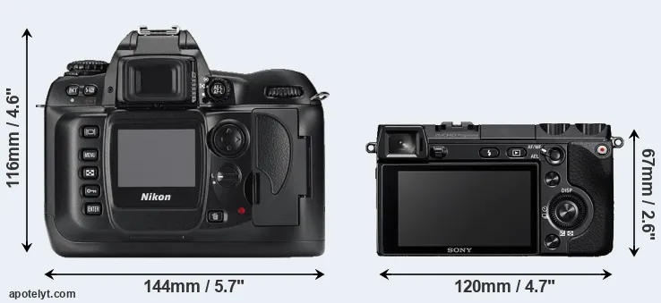 Comparison D100 or NEX-7 rear
