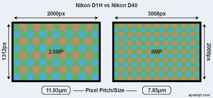 D1H versus D40 MP
