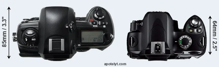 Compare D1H versus D40 top