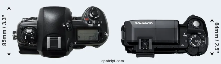 Compare D1H versus E-300 top