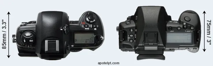 Compare D1H versus E-5 top