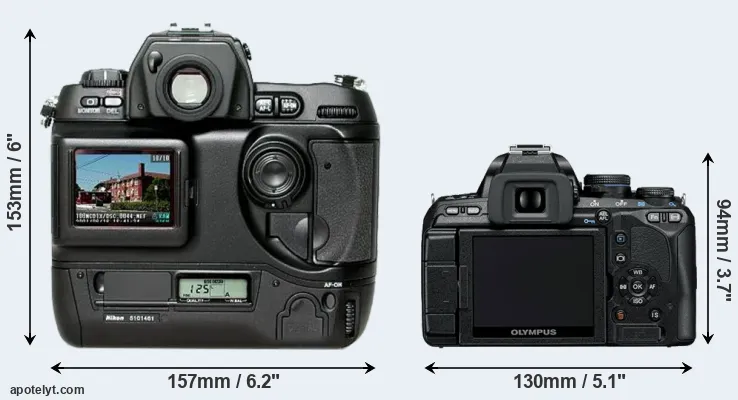 Comparison D1H or E-600 rear