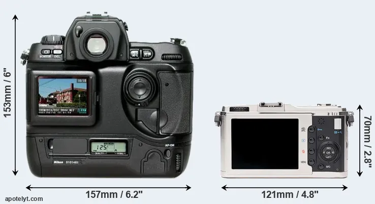 Comparison D1H or E-P1 rear
