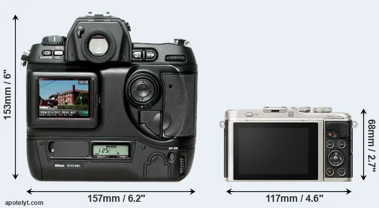 Comparison D1H or E-PL9 rear
