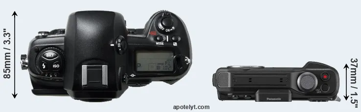 Compare D1H versus TS7 top