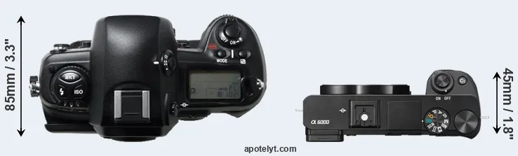 Compare D1H versus A6000 top