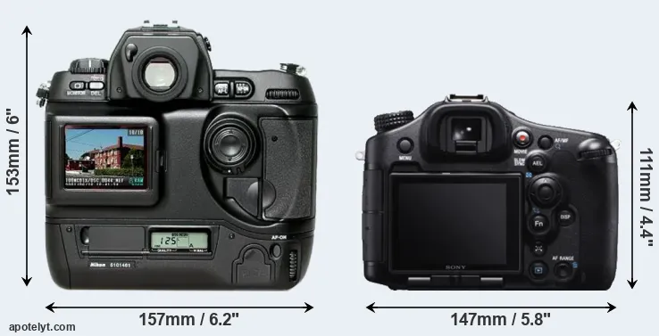 Comparison D1H or A99 rear