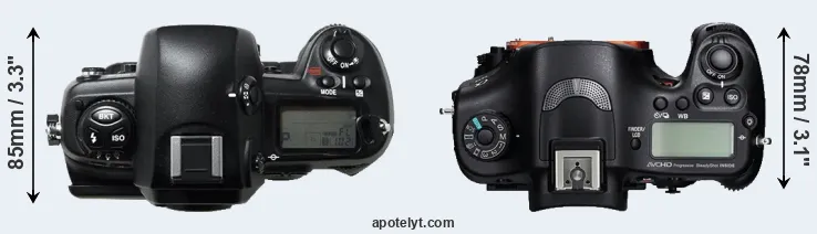 Compare D1H versus A99 top