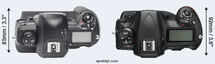 Compare D1X versus D5 top