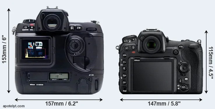 Comparison D1X or D500 rear