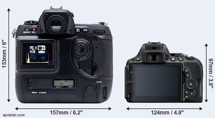 Comparison D1X or D5500 rear