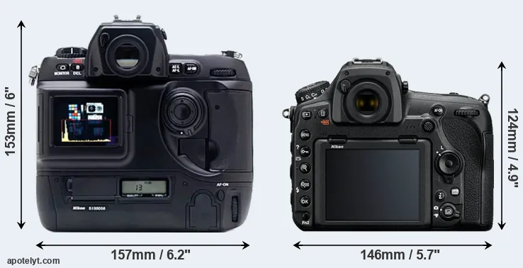Comparison D1X or D850 rear