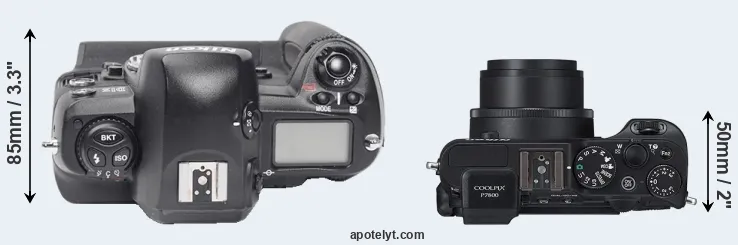 Compare D1X versus P7800 top