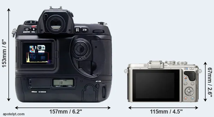 Comparison D1X or E-PL8 rear