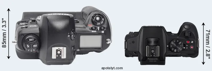 Compare D1X versus G6 top