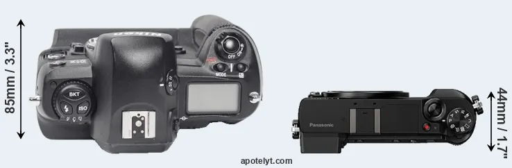 Compare D1X versus GX85 top