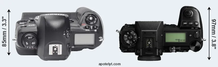 Compare D1X versus S1 top