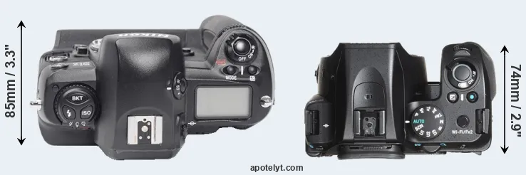 Compare D1X versus K-70 top