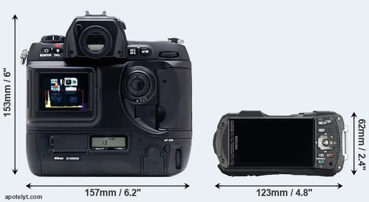 Comparison D1X or WG-60 rear