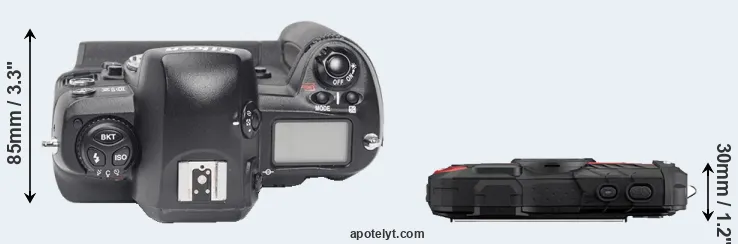 Compare D1X versus WG-60 top
