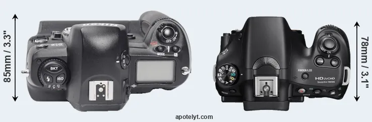 Compare D1X versus A58 top