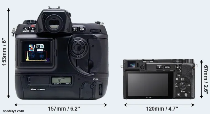 Comparison D1X or A6100 rear