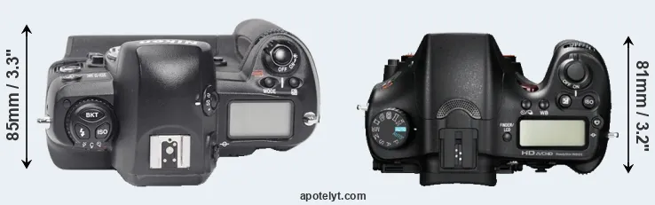 Compare D1X versus A77 top