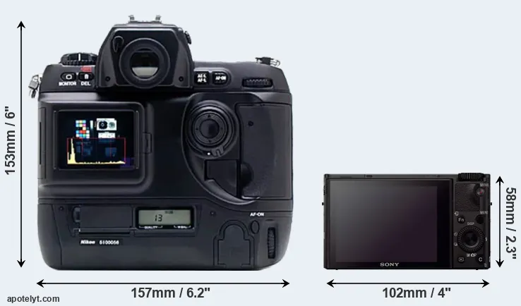 Comparison D1X or RX100 III rear