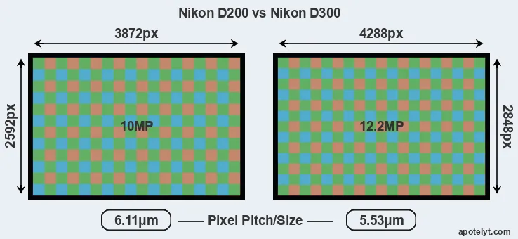 D200 versus D300 MP