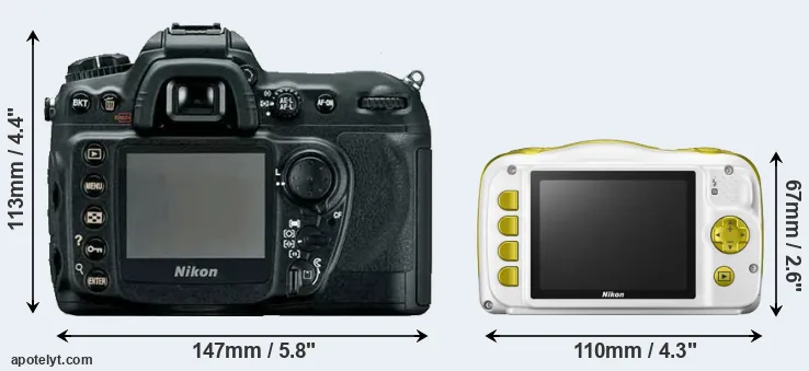 Comparison D200 or W150 rear