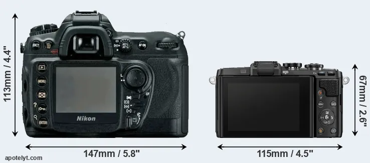 Comparison D200 or E-PL7 rear