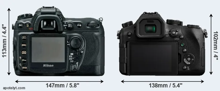 Comparison D200 or FZ2000 rear