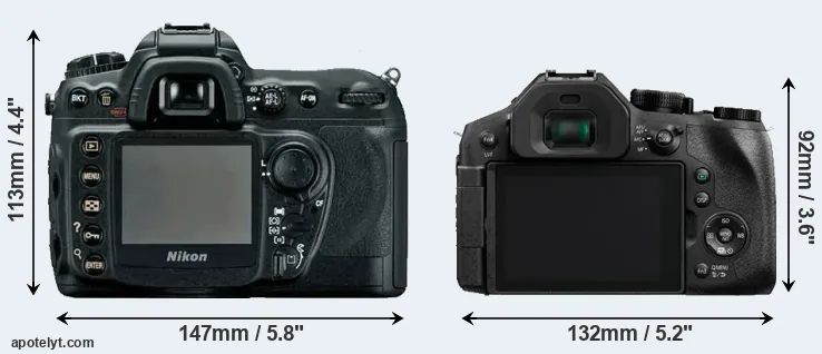 Comparison D200 or FZ330 rear