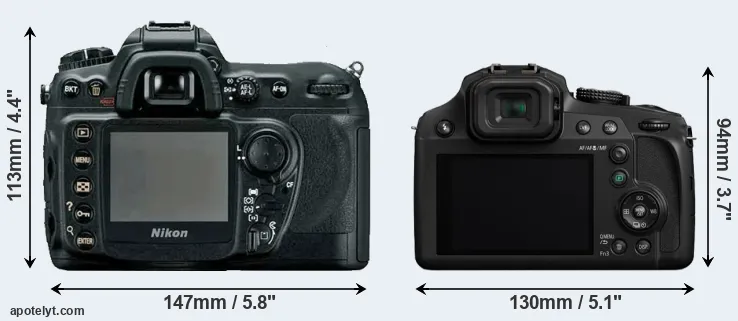 Comparison D200 or FZ82 rear