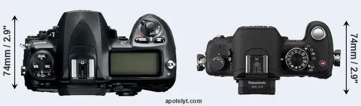 Compare D200 versus G10 top