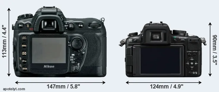 Comparison D200 or GH2 rear