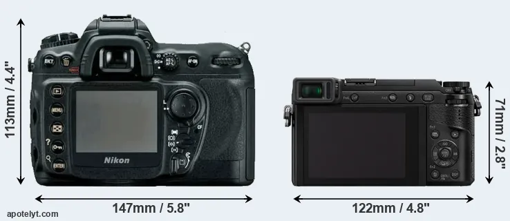 Comparison D200 or GX80 rear