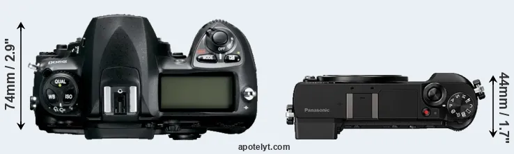 Compare D200 versus GX80 top
