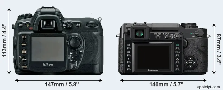 Comparison D200 or L1 rear