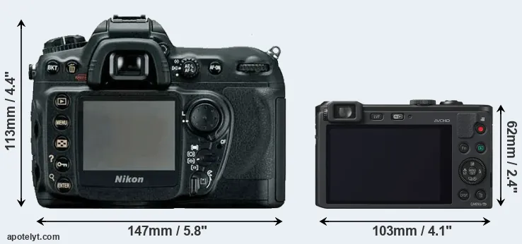 Comparison D200 or LF1 rear