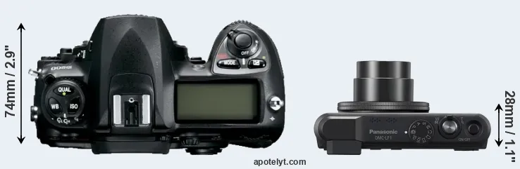 Compare D200 versus LF1 top