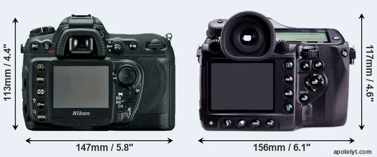 Comparison D200 or 645D rear
